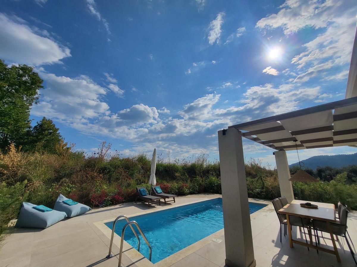 Casa O' - Moderne Villa Mit Grosser Terrasse Und Privatem Swimmingpool Skala Potamia  Ngoại thất bức ảnh